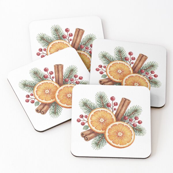 Item preview, Christmas Dried Orange Decoration Sticker | Rustic Holiday Decor designed and sold by AillustriaAK.