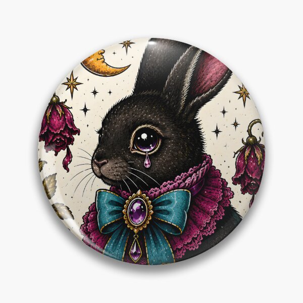 Item preview, The Mourning Hare – Bloom in the Dark designed and sold by Wild Rose Oddities.