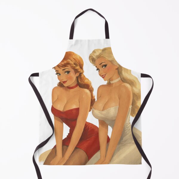 Item preview, Ice Sisters Vintage Pinup – Retro Fantasy Princess Inspired Art designed and sold by Cosplayvintage.