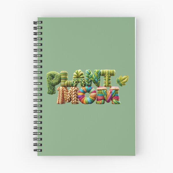Item preview, Colorful Knitted Plant Mom Typography designed and sold by MegaNovaArt.