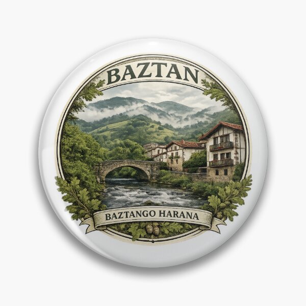 Item preview, Baztan | Baztango Harana – Vintage Valley Illustration designed and sold by Daila69.