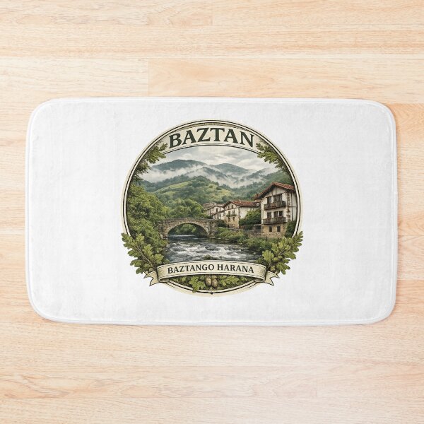 Item preview, Baztan | Baztango Harana – Vintage Valley Illustration designed and sold by Daila69.