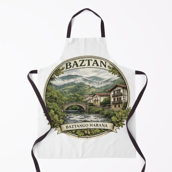 Item preview, Baztan | Baztango Harana – Vintage Valley Illustration designed and sold by Daila69.