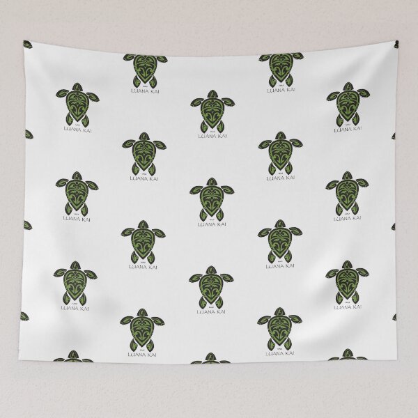 Item preview, Black & Green Tribal Turtle Tattoo / Luana Kai designed and sold by srwdesign.