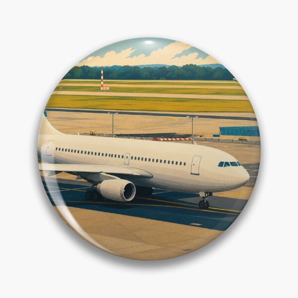 Item preview, Illustration of Commercial Airliner Taxiing at Airport designed and sold by EMairplanes.