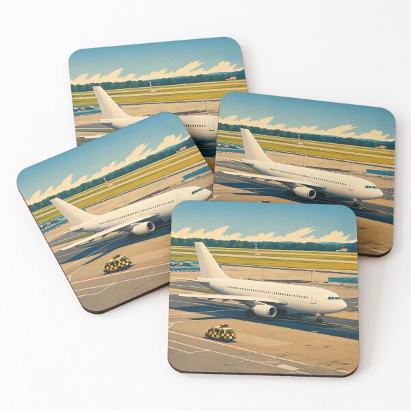 Item preview, Illustration of Commercial Airliner Taxiing at Airport designed and sold by EMairplanes.