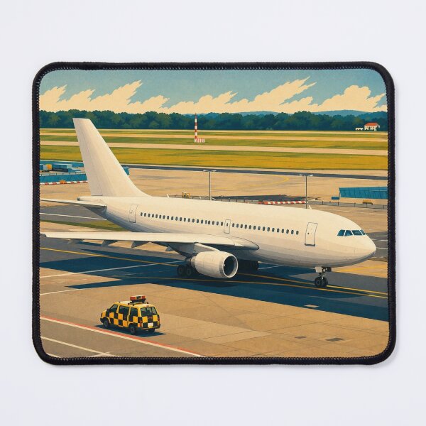 Item preview, Illustration of Commercial Airliner Taxiing at Airport designed and sold by EMaviation_.