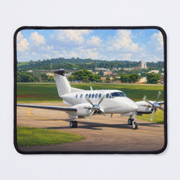 Item preview, Twin Propeller Airplane Airport Illustration designed and sold by EMairplanes.