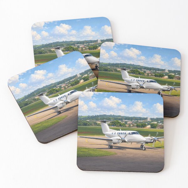 Item preview, Twin Propeller Airplane Airport Illustration designed and sold by EMaviation_.