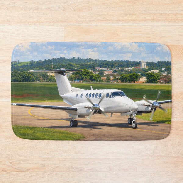 Item preview, Twin Propeller Airplane Airport Illustration designed and sold by EMaviation_.