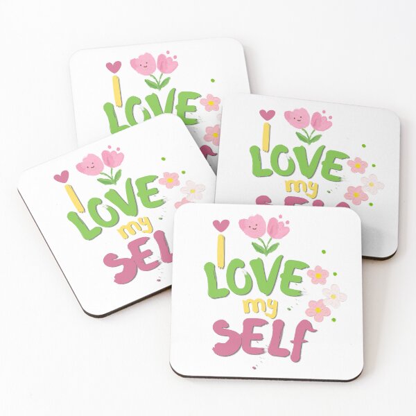 Item preview, I Love my Self  -  Motivational quote designed and sold by CRAFT-ID.