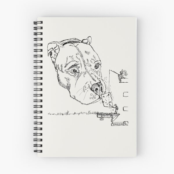Item preview, Sniffing Doggo - (#F0EEE9) designed and sold by The Stippler Process.