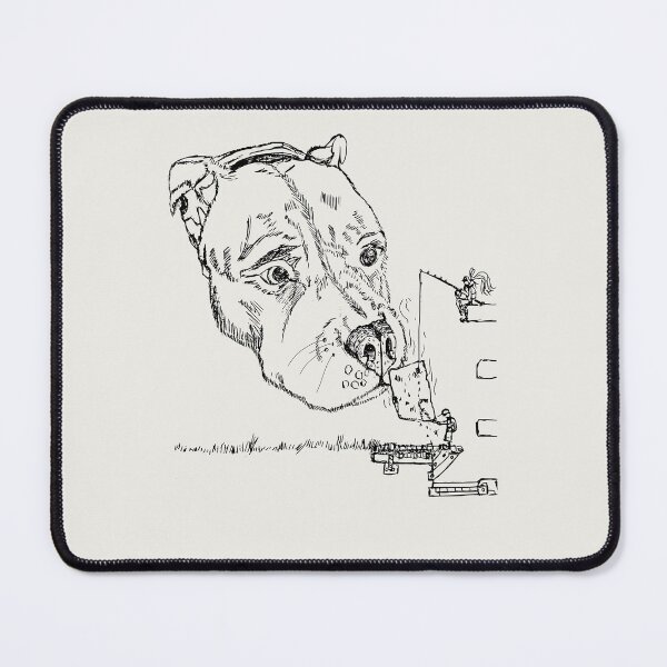Item preview, Sniffing Doggo - (#F0EEE9) designed and sold by The Stippler Process.