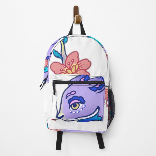 Item preview, Cute Purple Cat with Floral Accents designed and sold by DailyDoodlesBySumbul.