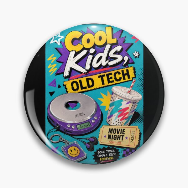 Item preview, Cool Kids, Old Tech designed and sold by Sketchlegacy.