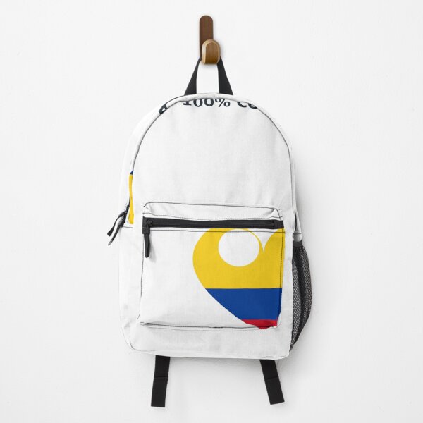 Item preview, 100% Colombiano Heart Flag Pride art designed and sold by Tierra Querida.