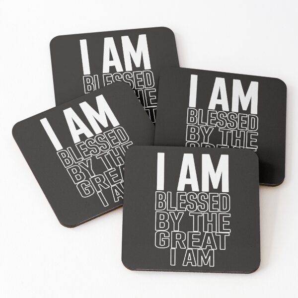 Item preview, "I Am Blessed By The Great I Am - Bold Christian Streetwear" designed and sold by KINGDOM GOLD STUDIO.