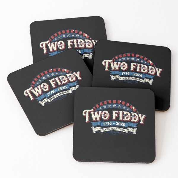 Item preview, Retro Sunset Two Fiddy 250th Anniversary USA designed and sold by OliviaHayesArt.