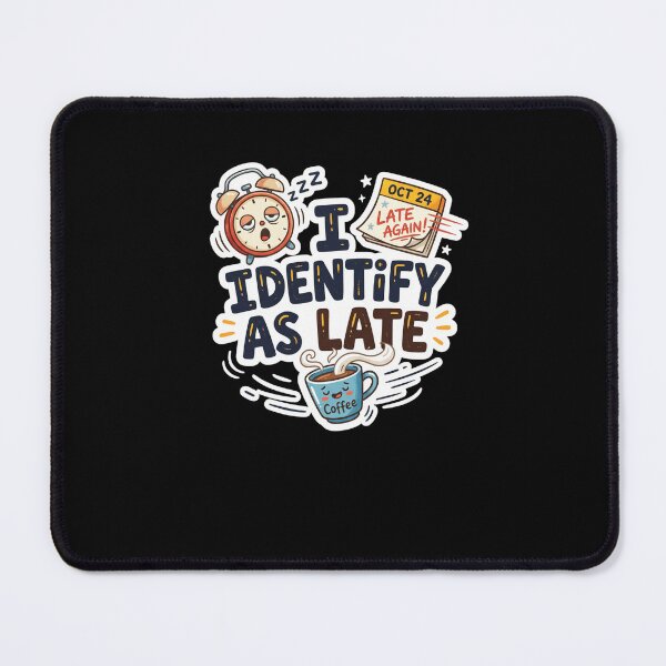Item preview, Chronically Late Morning Coffee Alarm Humor designed and sold by snowry.