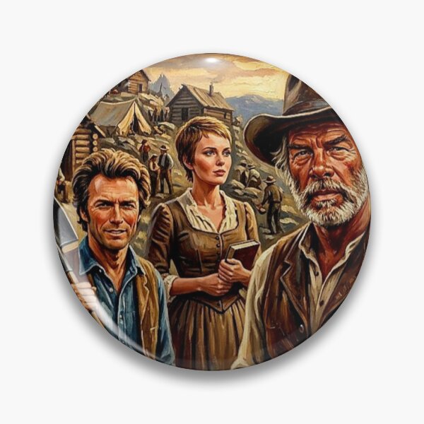 Item preview, Paint Your Wagon Retro Western Musical Tribute Art Movie Poster designed and sold by Art's Diner.