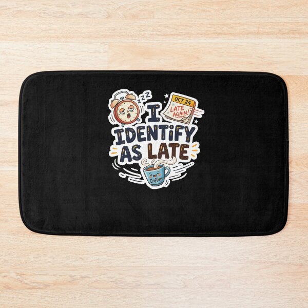Item preview, Chronically Late Morning Coffee Alarm Humor designed and sold by snowry.
