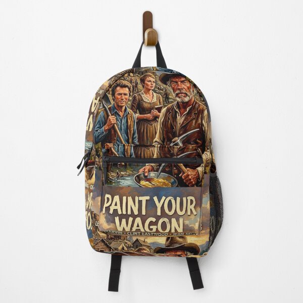 Item preview, Paint Your Wagon Retro Western Musical Tribute Art Movie Poster designed and sold by Art's Diner.