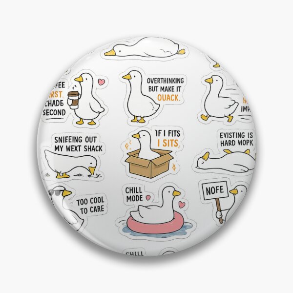 Item preview, Funny Goose Sticker Pack | Goose Mode Always On | Cute Goose Meme Collection | Honk Goose Stickers | Funny Animal Stickers | Water Bottle & Laptop Decals designed and sold by sumodesign.