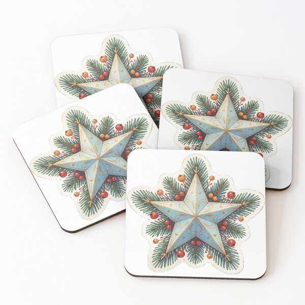 Item preview, Christmas Star Ornament Sticker | Holiday Tree Topper designed and sold by AillustriaAK.