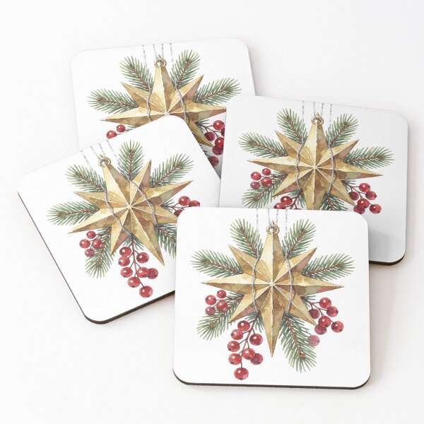 Item preview, Christmas Star Ornament Sticker | Holiday Tree Topper designed and sold by AillustriaAK.