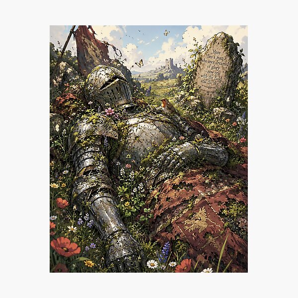 Item preview, The Knight's Last Rest designed and sold by nikkolaus.