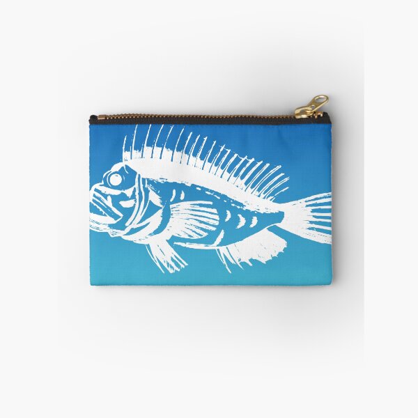 Item preview, Grey stingfish - blue background designed and sold by HeathWayPrints.