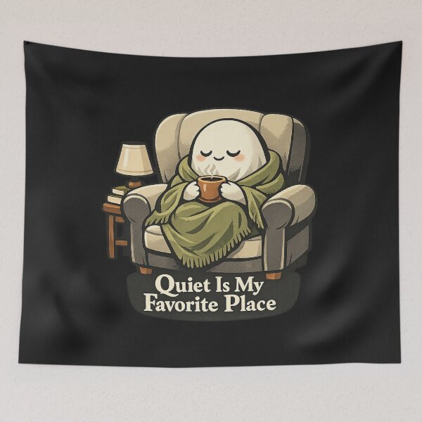 Item preview, Quiet Is My Favorite Place designed and sold by QuietNovaShop.
