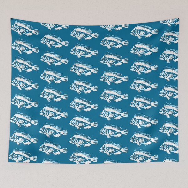 Artikelvorschau, Grauer Stachelfisch - weiß entworfen und verkauft von HeathWayPrints.