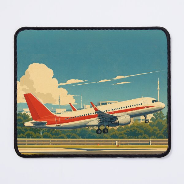 Item preview, Commercial Airliner Takeoff Illustration designed and sold by EMairplanes.