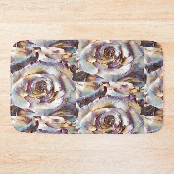 Item preview, Impressionist Vintage Lavender and Muted Gold Rose Macro Digital Painting designed and sold by BalkanBloom.