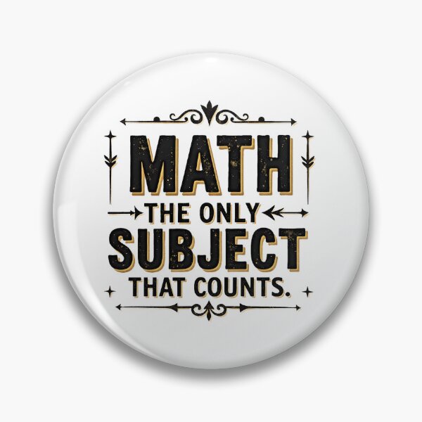 Item preview, Funny Math Teacher Gift - The Only Subject That Counts designed and sold by NewMercyStudio.
