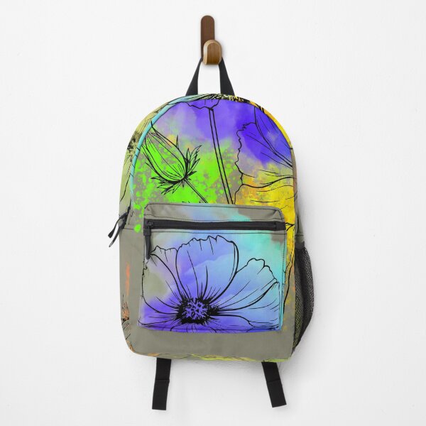 Item preview,  Colorful Abstract Wildflowers Art designed and sold by BarakahCrafts.