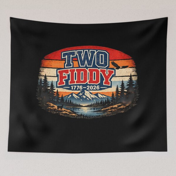 Item preview, Mountain Freedom Two Fiddy USA 250 Anniversary designed and sold by OliviaHayesArt.