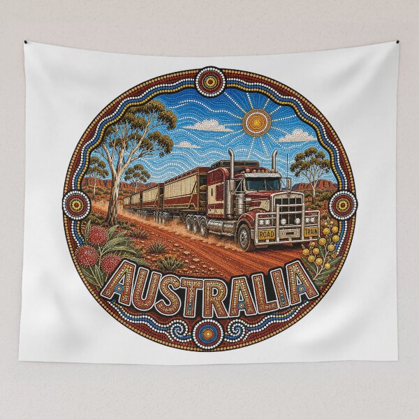 Item preview, Spirit of Australia – Indigenous Inspired designed and sold by Holiday-Hunter.