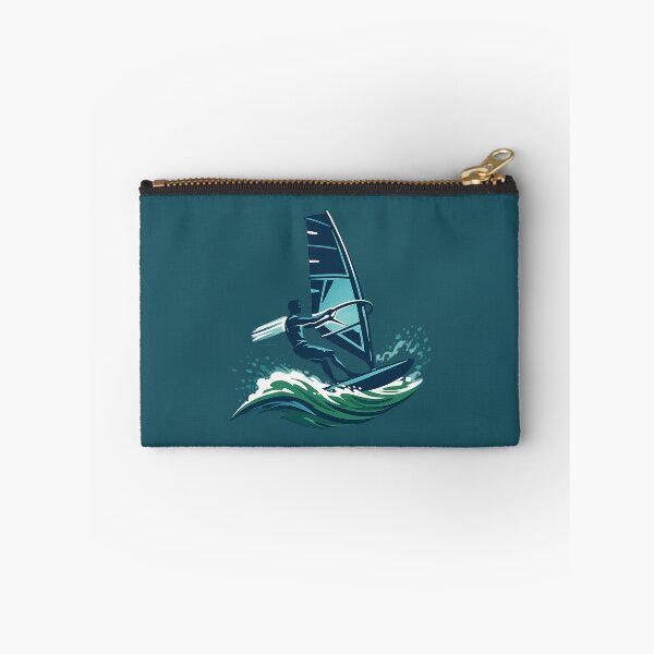 Item preview, Sea Vibes - Windsurfer Carving Green Wave designed and sold by SilentPowerArt.