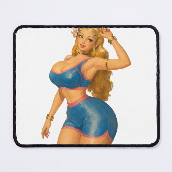 Item preview, Fantasy Princess Athlete Pinup – Retro Elf Hero Vintage Art designed and sold by Cosplayvintage.