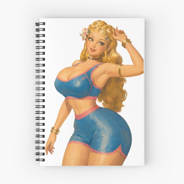 Item preview, Fantasy Princess Athlete Pinup – Retro Elf Hero Vintage Art designed and sold by Cosplayvintage.
