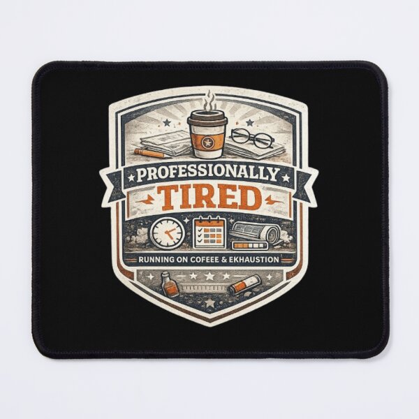 Item preview, Professionally Tired Workplace Professional Design designed and sold by Eng-Art.