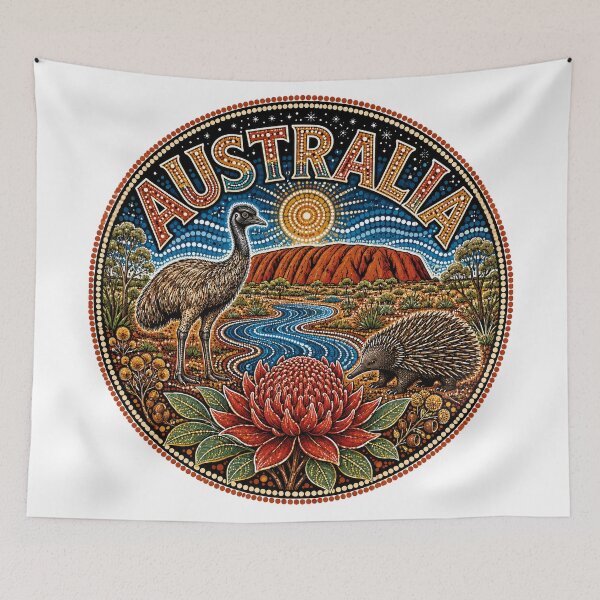 Item preview, Outback Colours – Indigenous Inspired designed and sold by Holiday-Hunter.