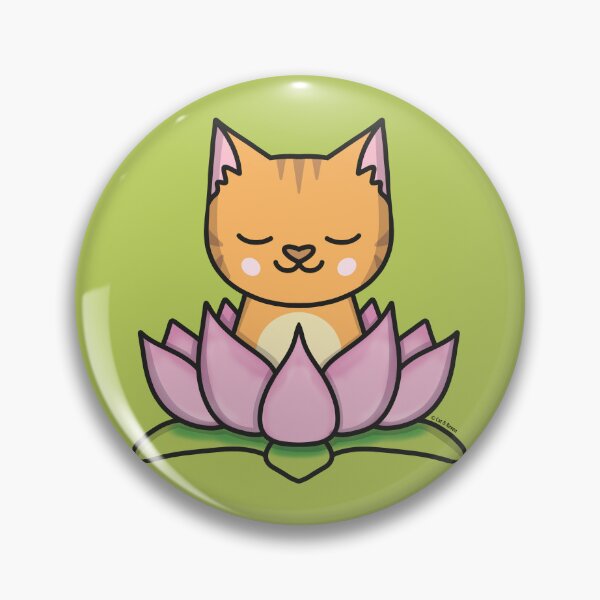 Item preview, Lotus Cat designed and sold by cat-and-raven.