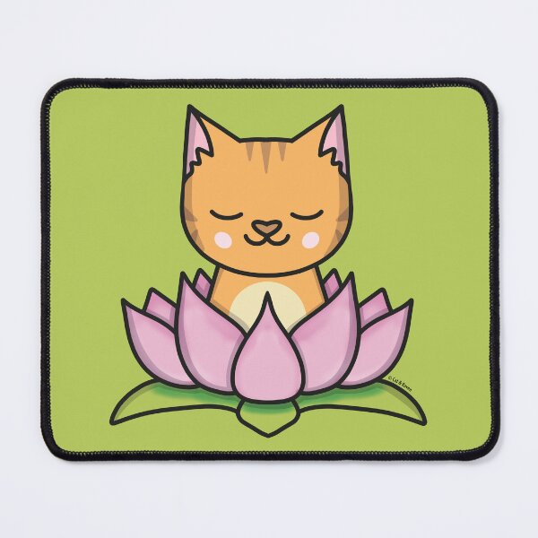 Item preview, Lotus Cat designed and sold by cat-and-raven.
