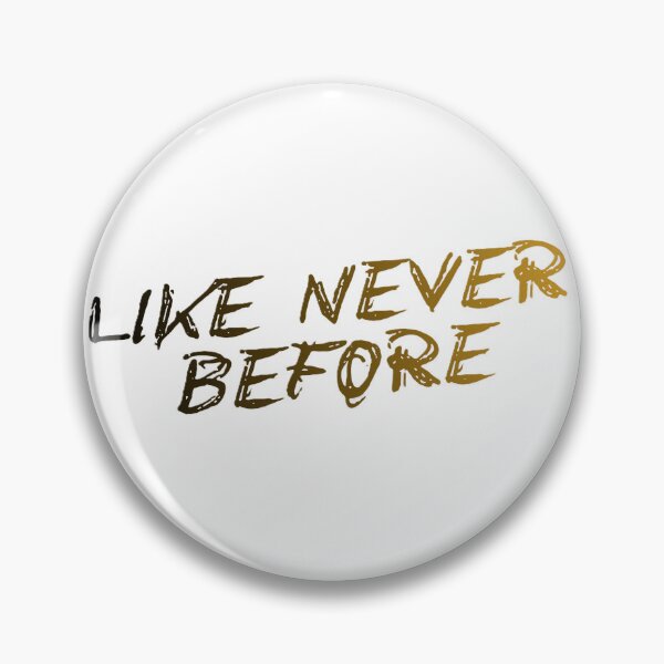 Item preview, "Like Never Before" – Gritty Gold Graffiti Text Design designed and sold by BuckaBaby.