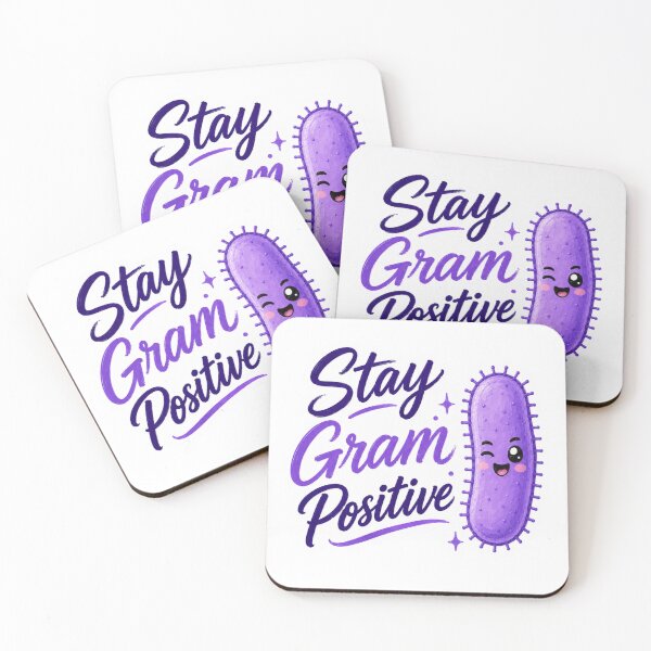 Item preview, Stay Gram Positive Microbiology Sticker designed and sold by Sophie Cotton.