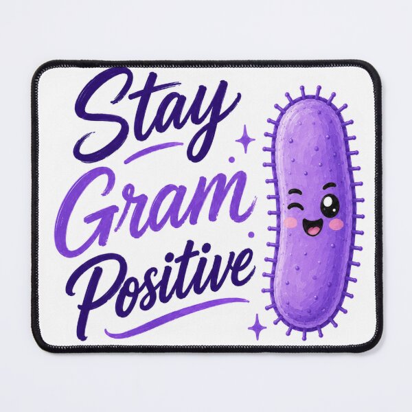 Item preview, Stay Gram Positive Microbiology Sticker designed and sold by Sophie Cotton.