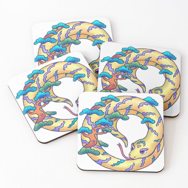 Item preview, Snake Coiled Around a Bonsai Tree designed and sold by DailyDoodlesBySumbul.